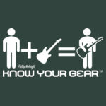 KNOW YOUR GEAR™  "Strummer" Logo Tee Design