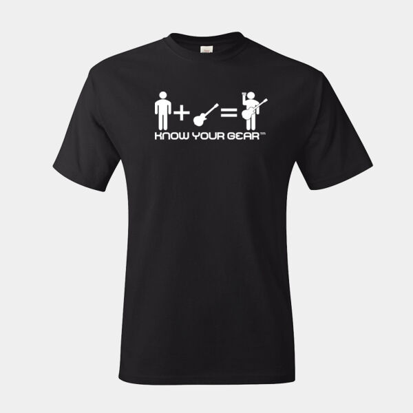 KNOW YOUR GEAR™  Classic "Fist" Logo, LP Style - Authentic T-Shirt Thumbnail
