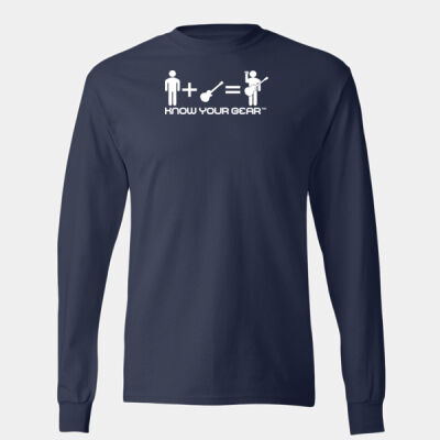 KNOW YOUR GEAR™  Classic "Fist" Logo, LP Style - Authentic Long Sleeve T-Shirt Thumbnail