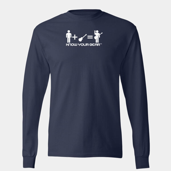 KNOW YOUR GEAR™  Classic "Fist" Logo, LP Style - Authentic Long Sleeve T-Shirt Thumbnail