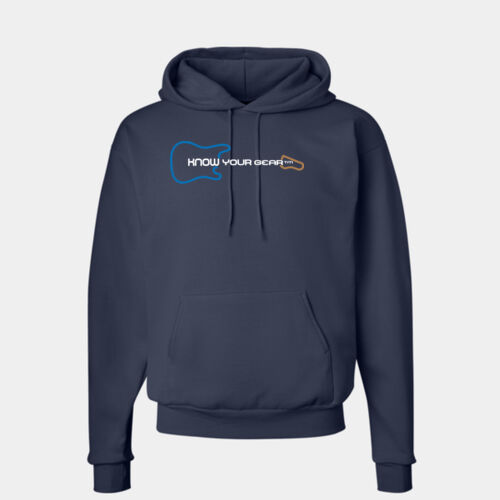 KNOW YOUR GEAR™ "Neon" Logo - Ecosmart® Hooded Sweatshirt Thumbnail