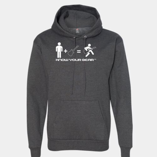 KNOW YOUR GEAR™ "Duckwalk" Logo, S-Style Outline - Ecosmart® Hooded Sweatshirt Thumbnail