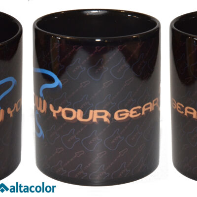 Know Your Gear 11 oz. Ceramic Mug, Black Thumbnail