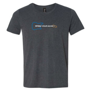 KYG™ "Neon" Logo on Premium Tri-blend Tee  - Softstyle® Triblend T-Shirt Thumbnail