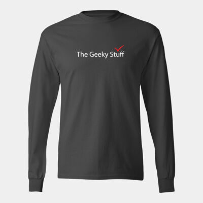 KNOW YOUR GEAR™ "The Geeky Stuff" Logo Long Sleeve Tee Thumbnail